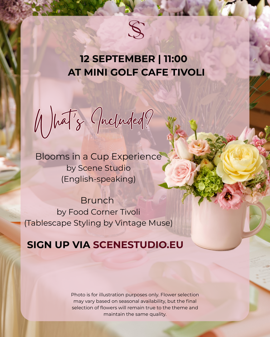 Blooms & Brunch | 12 September | 11:00